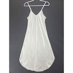 Vintage Farr West Shiny Satin Full Slip‎ Nightgown Chemise Lingerie Sz 36 USA